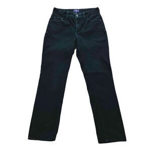 NYDJ Womens Legging Jeans Blue Dark Wash Stretch size 2P